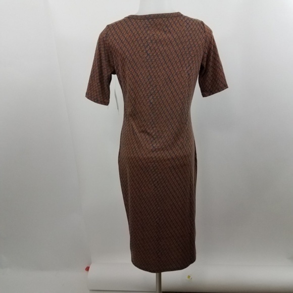 Lularoe Dress Julia XS Short Sleeve Wiggle Pattern - Picture 6 of 6